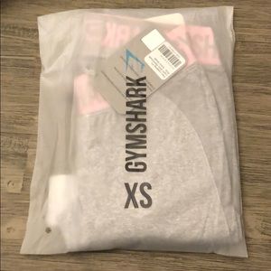 NWT-XSGymshark Flex Leggings-Light grey/Chalk Pink